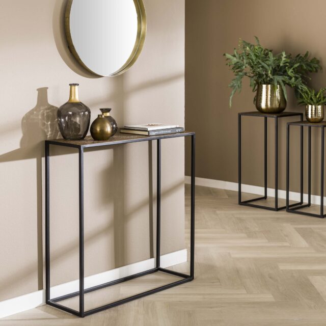 Zijlstra Haltafel Metallic Antiek Brons