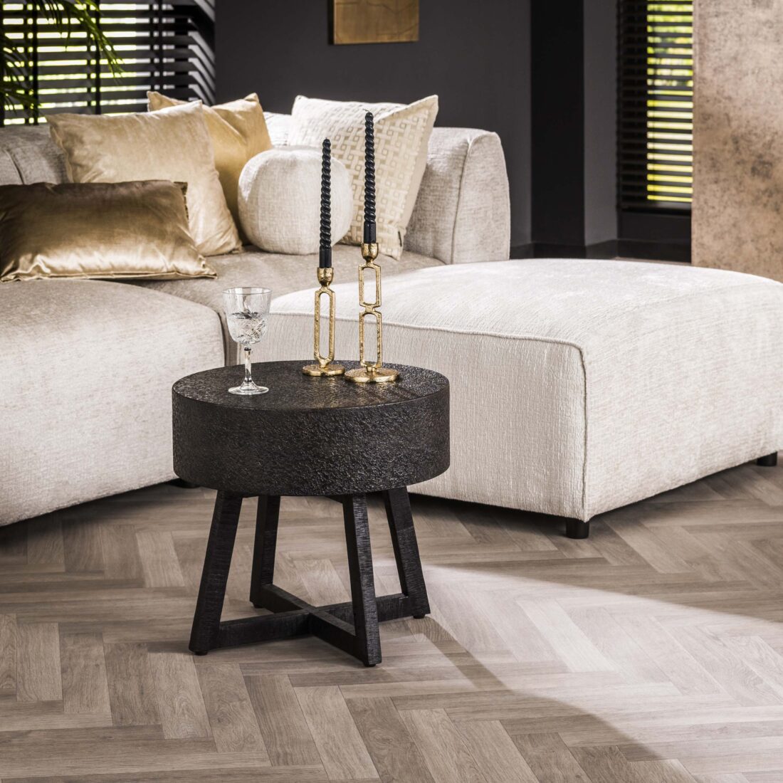 Zijlstra Salontafel Bulky Ferro 50cm Ferro Metallic