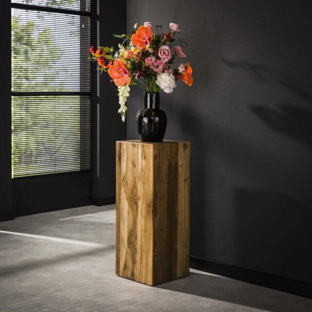 Zijlstra Bloemenzuil Bole 85cm Massief Teak