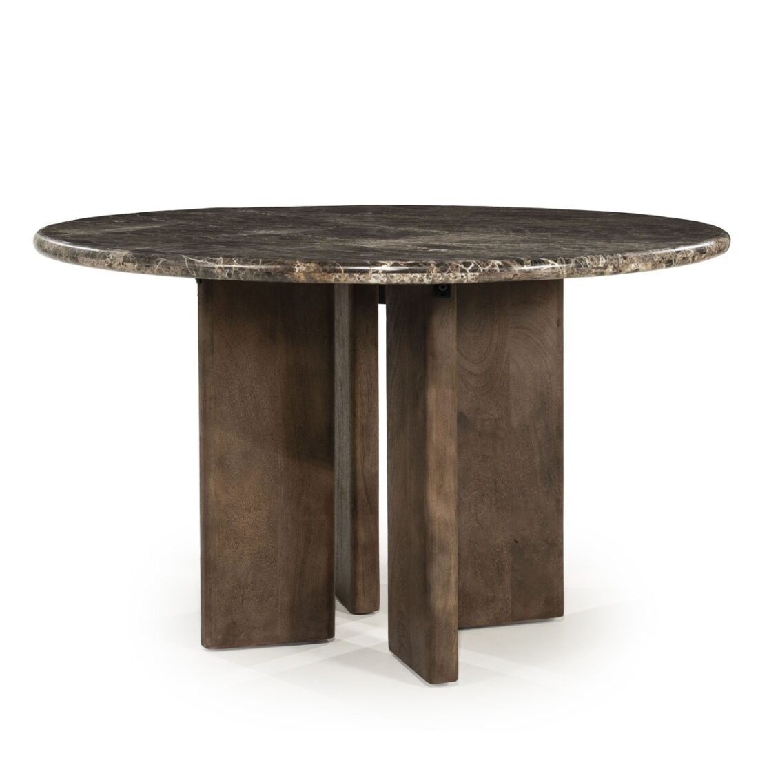 Eleonora eettafel Lando 127 cm rond marmer