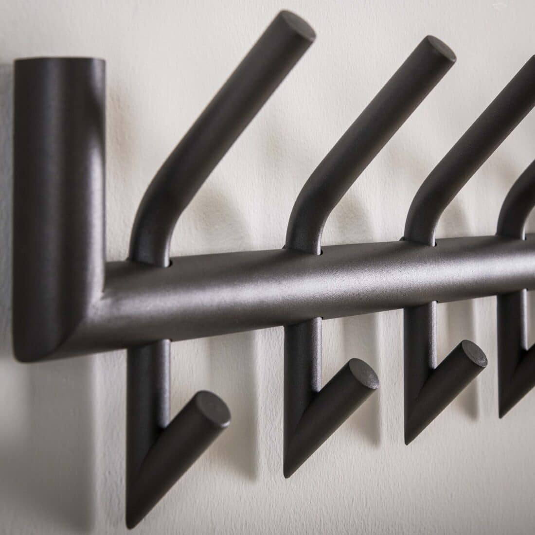 Zijlstra Kapstok Tubo 2 215 8 Haken Mat Donkergrijs