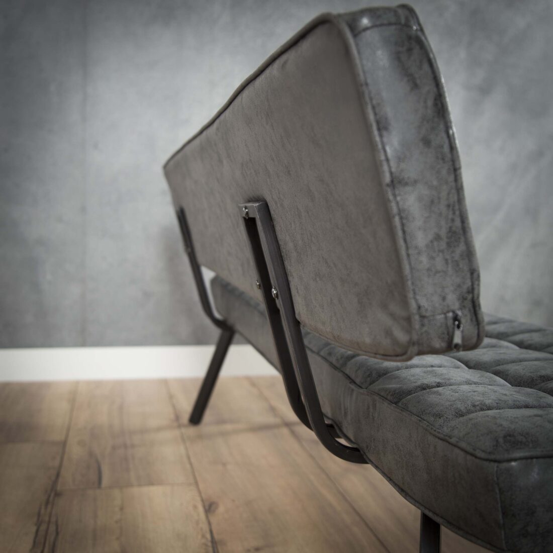 Zijlstra Eetkamerbank 180cm Wax Pu Zwart