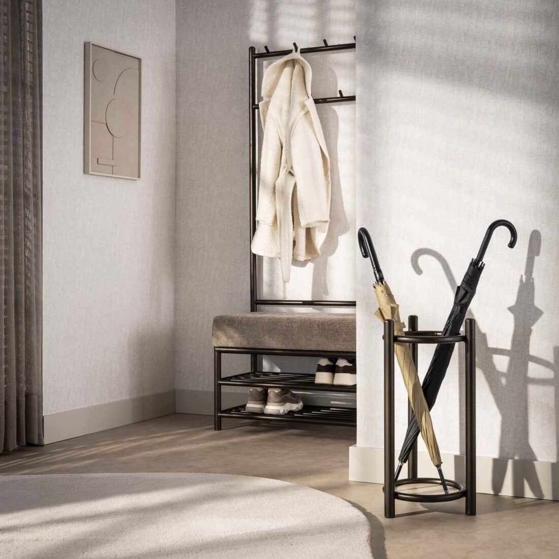 Zijlstra Paraplubak Luno Rond Drift Brown