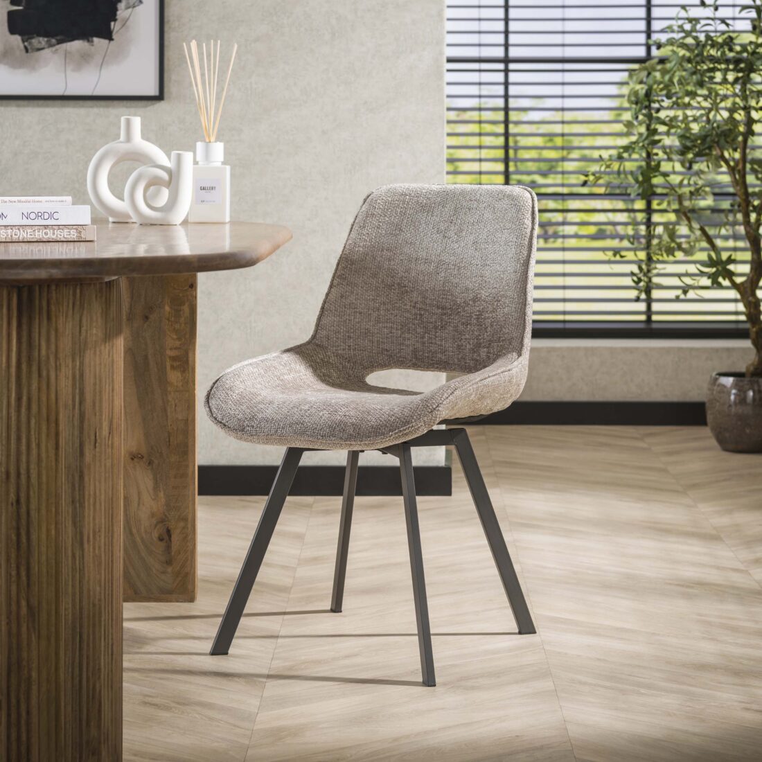 Zijlstra Stoel Swivel Draaibaar Verpakt Per 4 Hoven Zand