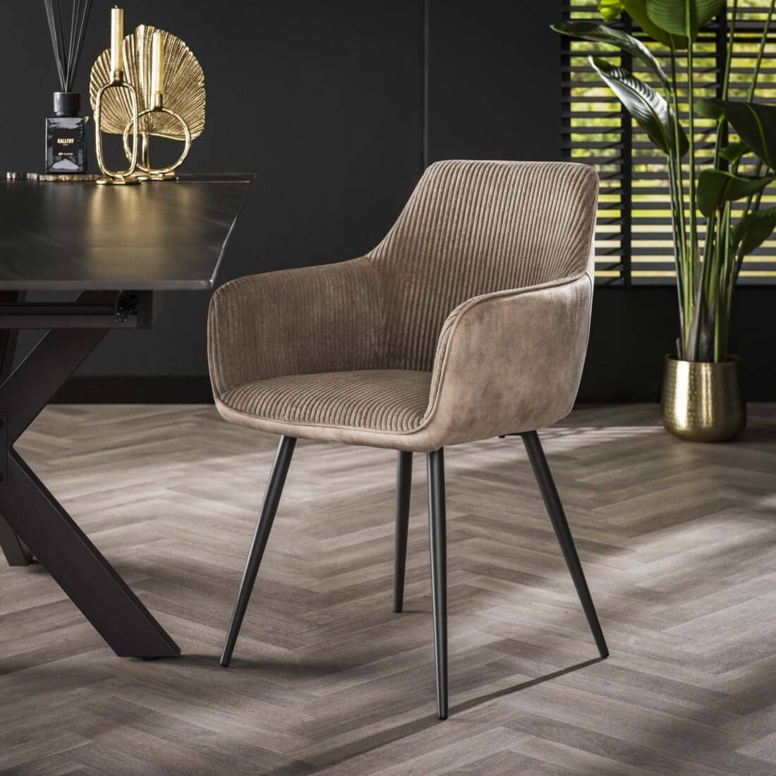 Zijlstra Armstoel Rib Verpakt Per 2 Rock Zand