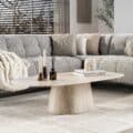 Zijlstra Salontafel Centro 135cm / Keramiek travertin