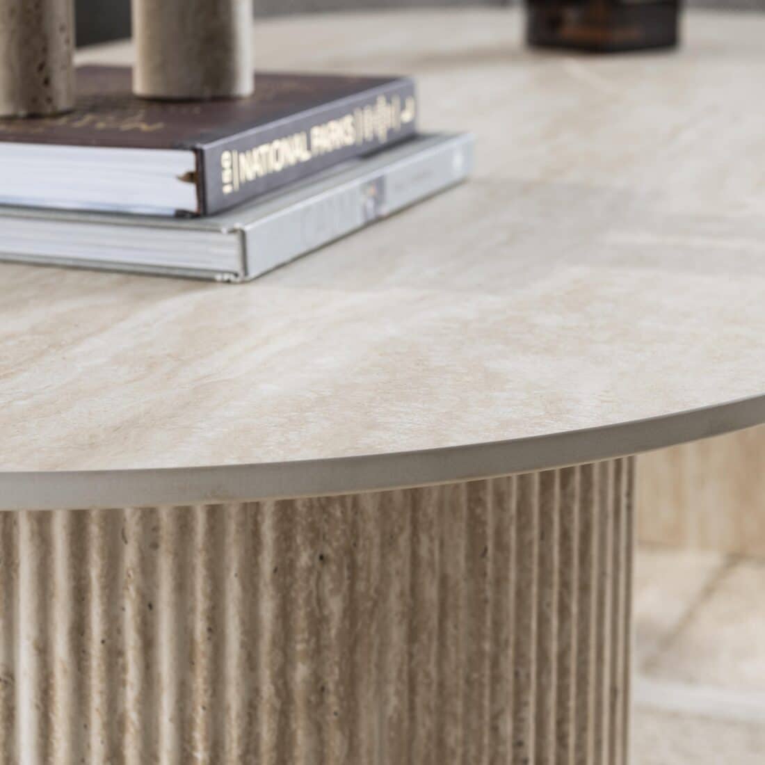 Zijlstra Salontafel Romano Arch 135cm Keramiek Travertin