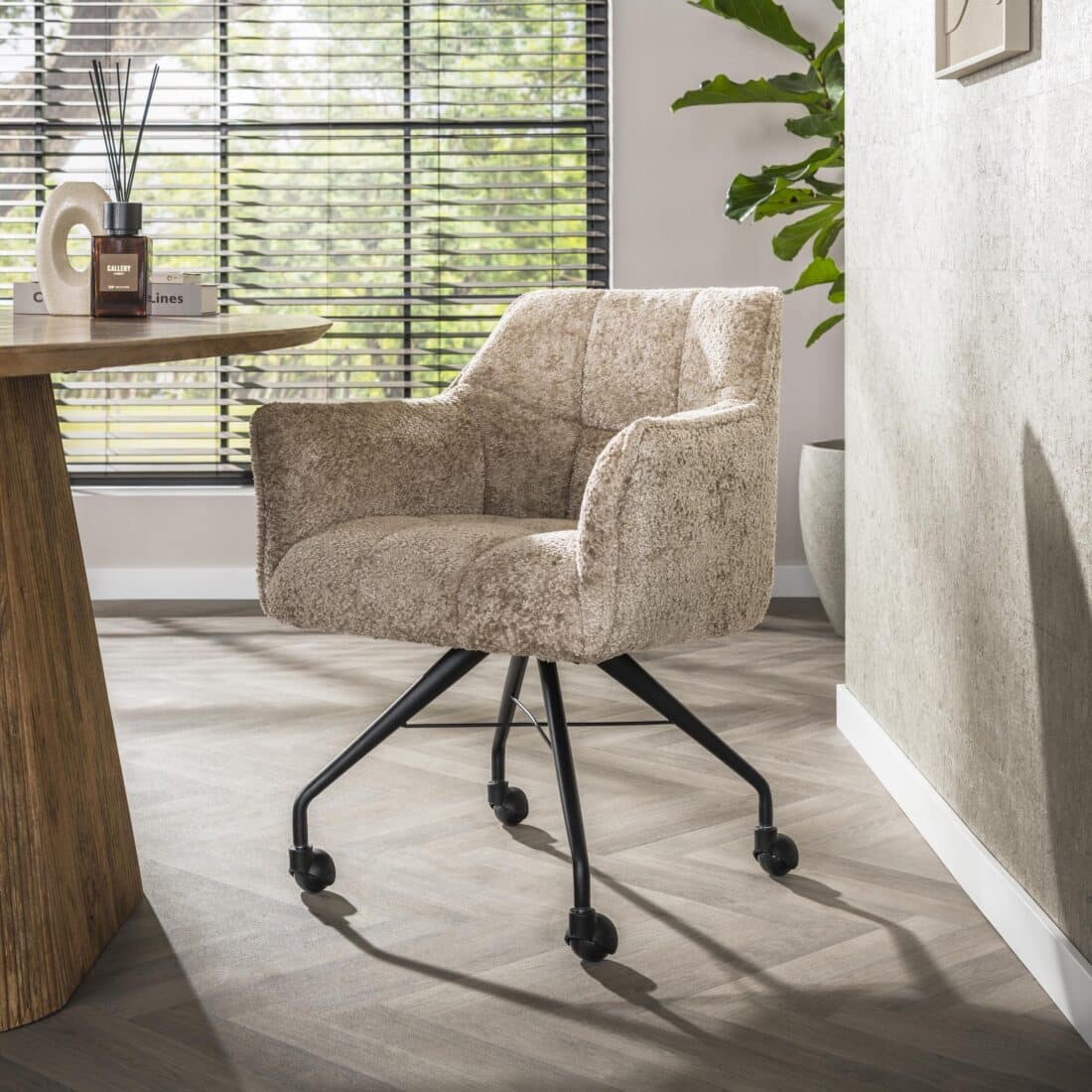 Zijlstra Armstoel Raster Wieltjes Verpakt Per 2 Alura Zand