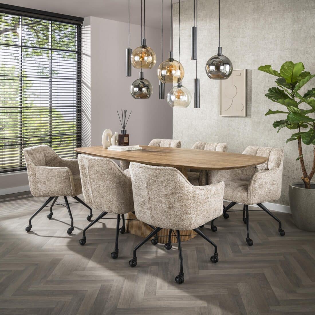 Zijlstra Armstoel Raster Wieltjes Verpakt Per 2 Alura Zand