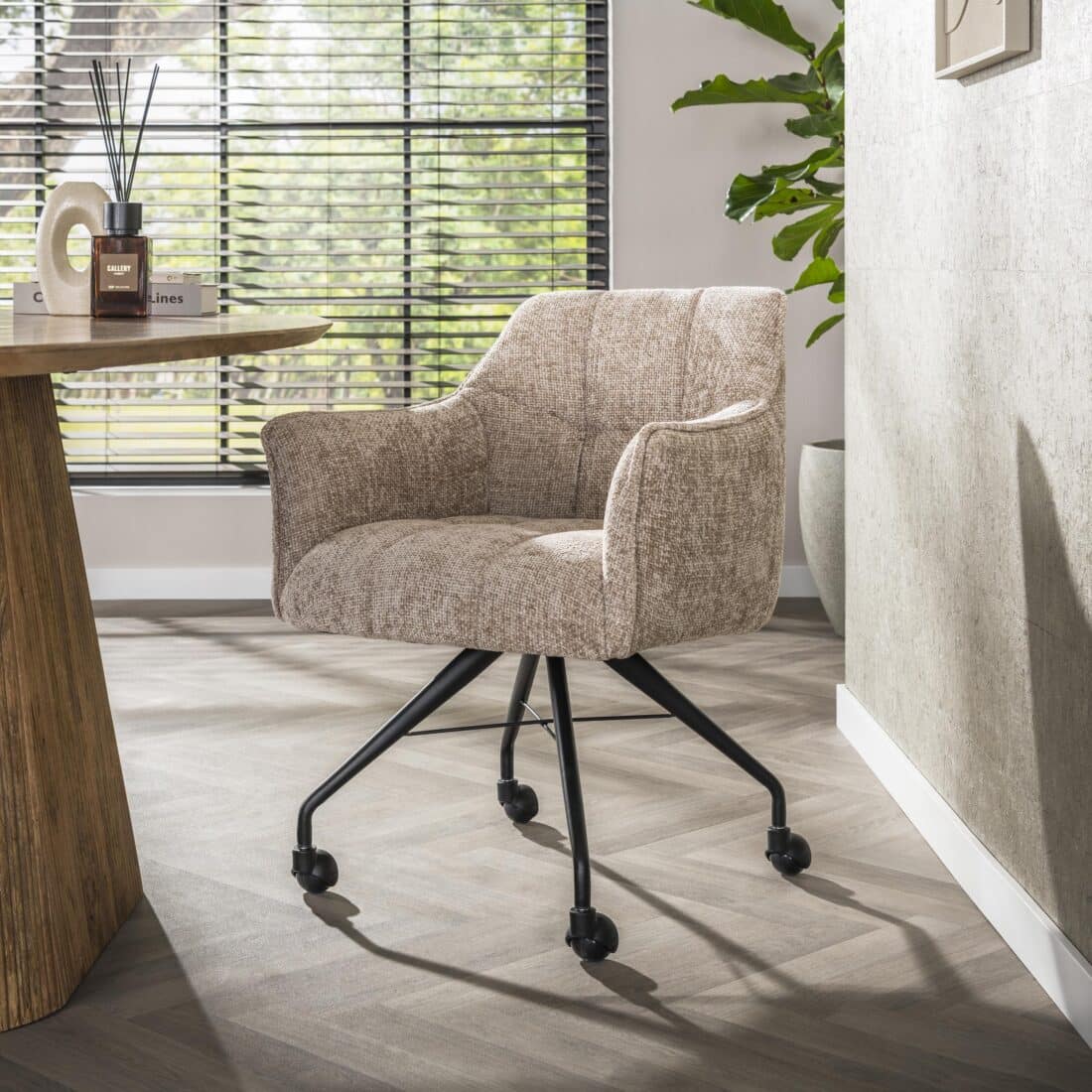 Zijlstra Armstoel Raster Wieltjes Verpakt Per 2 Hoven Zand