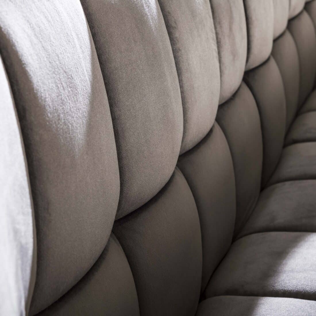 Zijlstra Eetkamerbank Raster Velours Antraciet