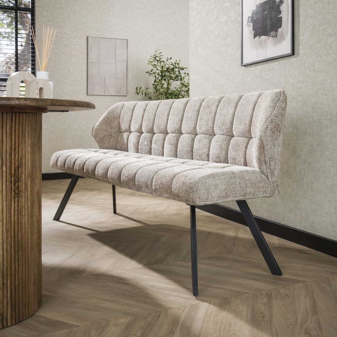 Zijlstra Eetkamerbank Raster Hoven Zand