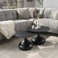 Zijlstra Salontafel Onyx Drop set van 2 / 3D melamine graphite