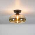 Zijlstra Plafondlamp Soll 1-lichts / Amber glas