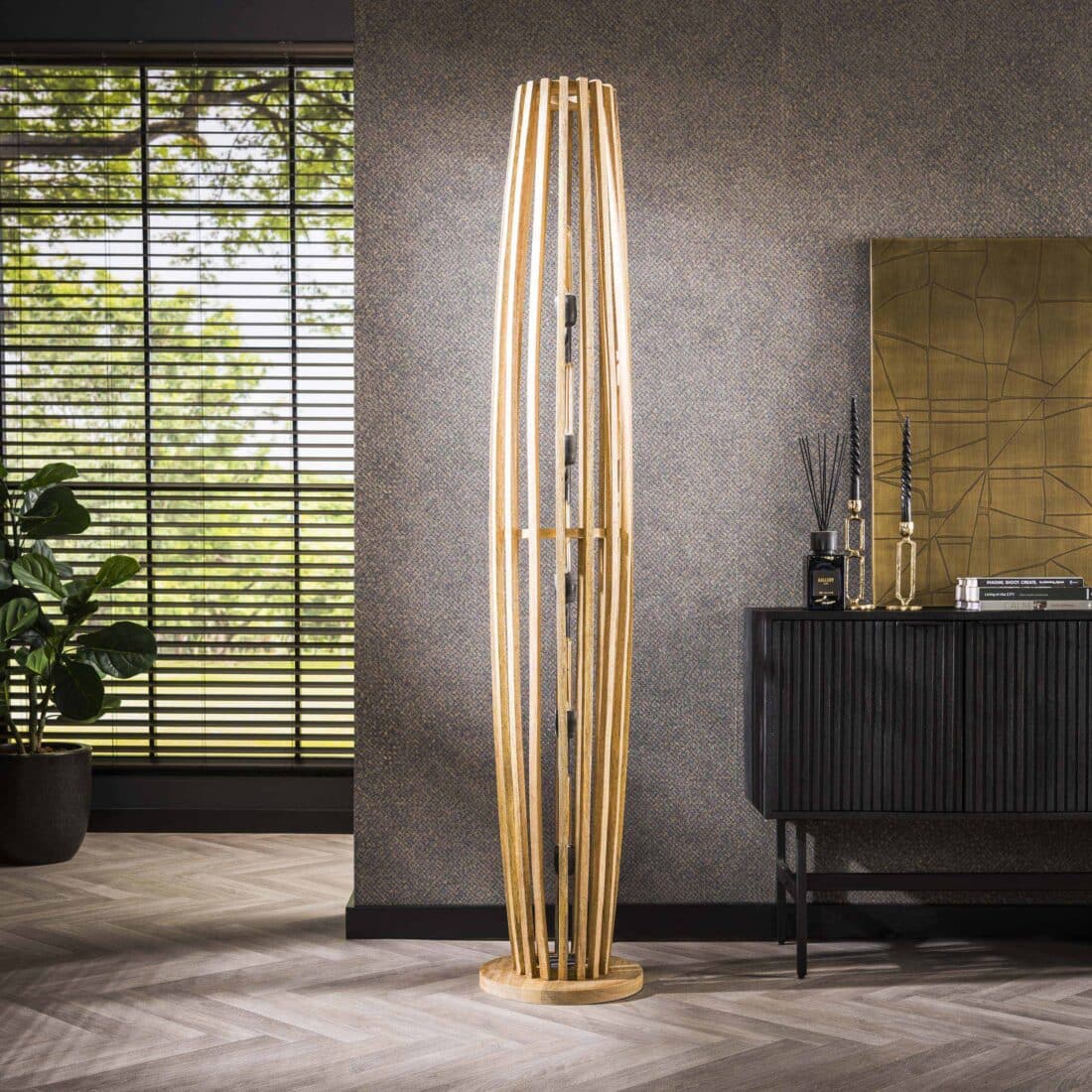 Zijlstra Vloerlamp Orbit 5 Lichts Massief Mango