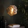 Zijlstra Hanglamp Rock 1-lichts / Chroom glas