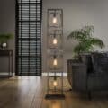 Zijlstra Vloerlamp Cubic Tower 4-lichts / Oud zilver