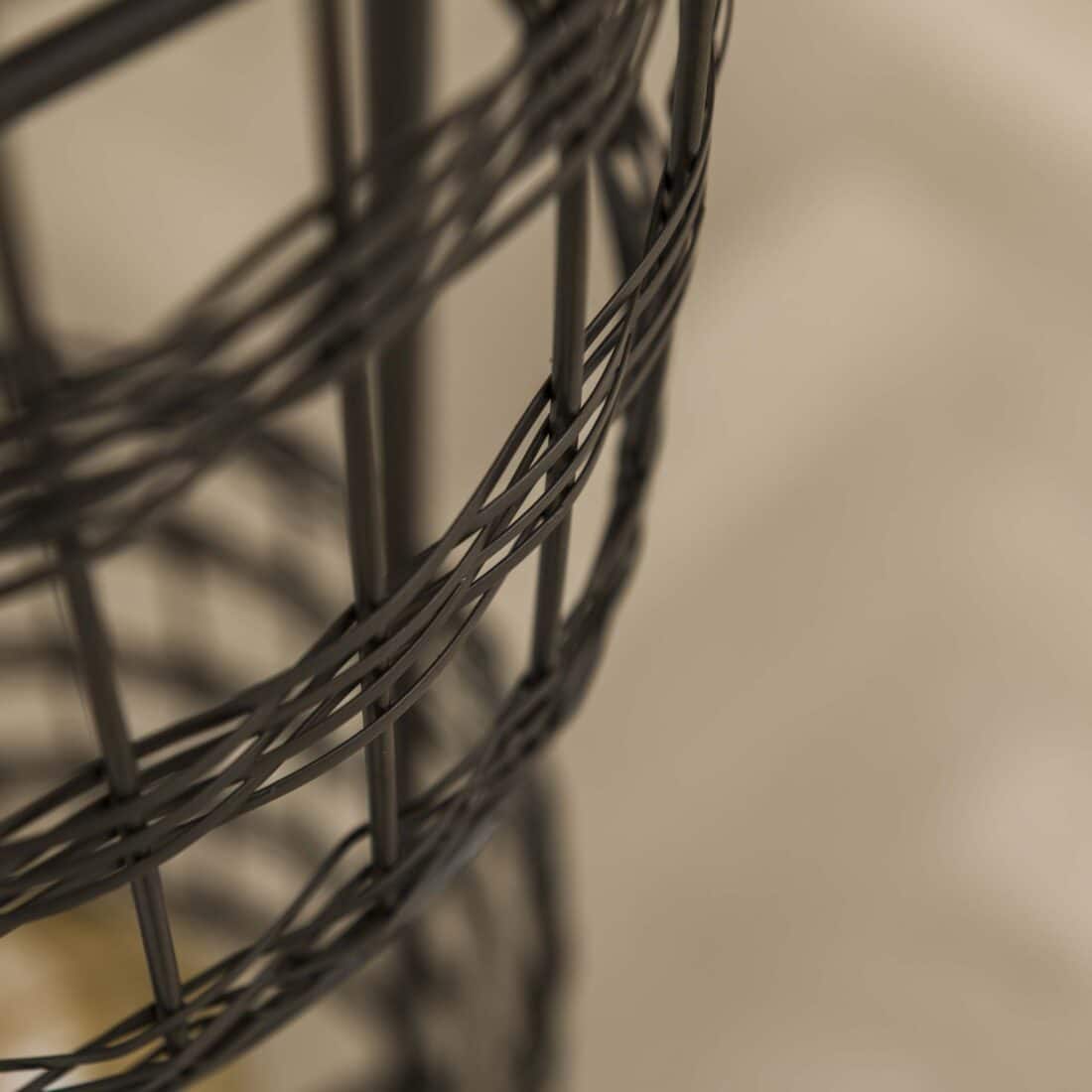 Zijlstra Vloerlamp Metal Blinds 2 Lichts Zwart Nikkel