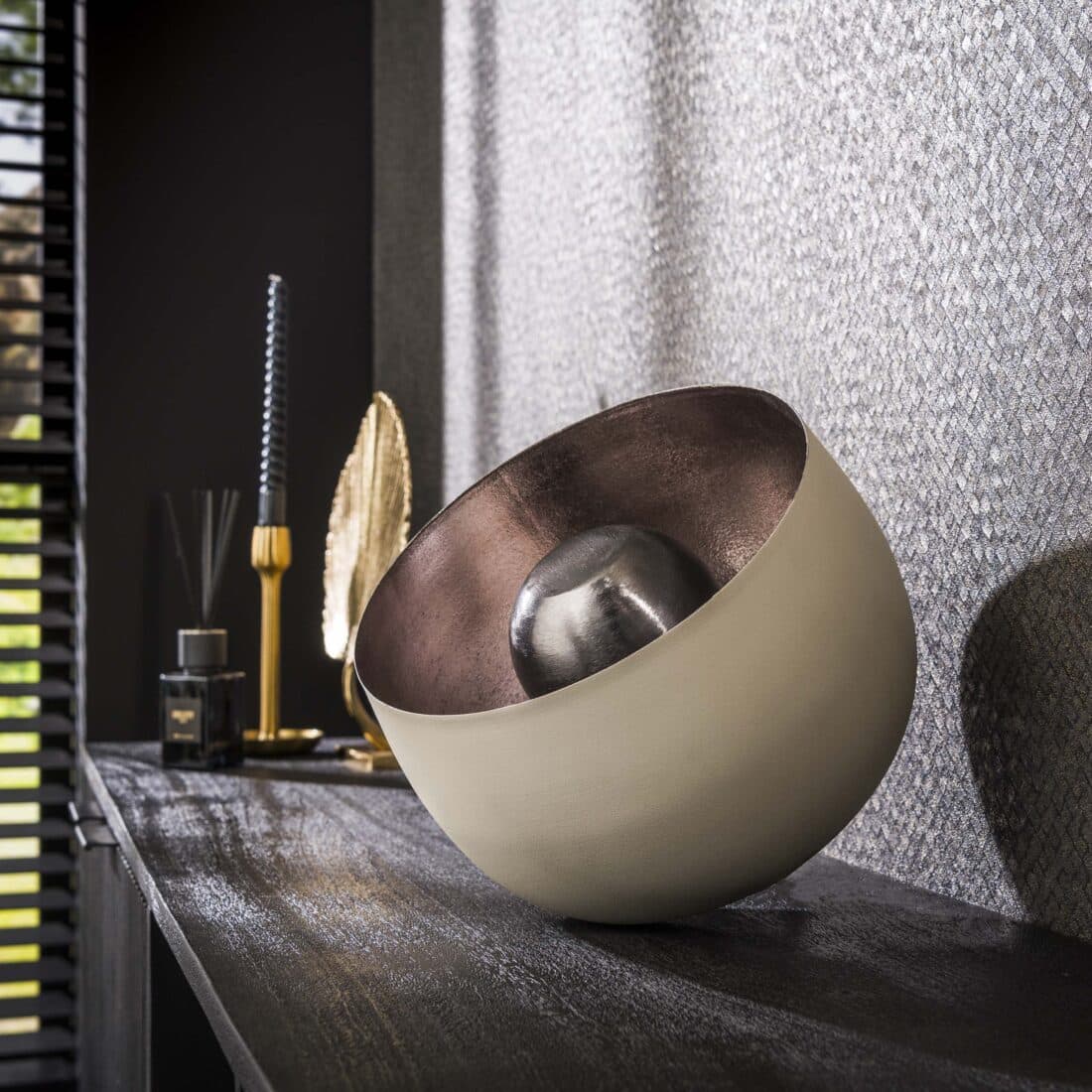 Zijlstra Tafellamp Basket 1 Lichts 28cm Mat Beige