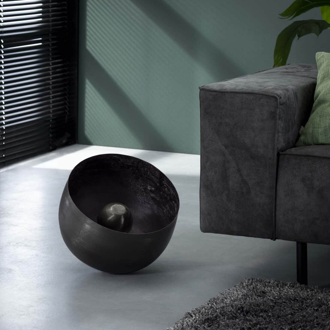 Zijlstra Tafellamp Basket 1 Lichts 36cm Zwart Nikkel