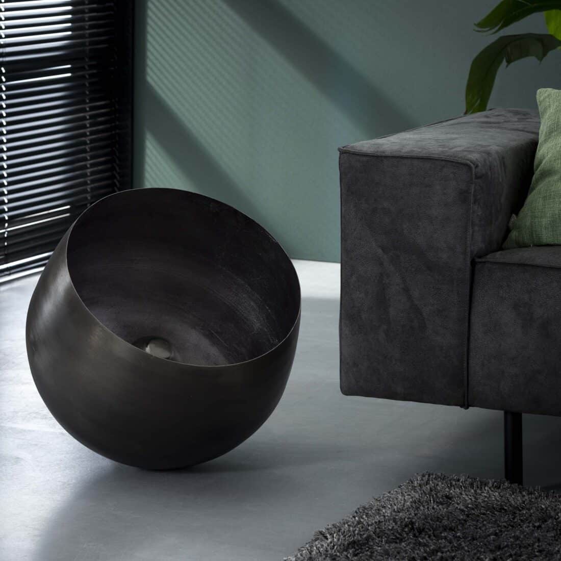 Zijlstra Tafellamp Basket 1 Lichts 50cm Zwart Nikkel