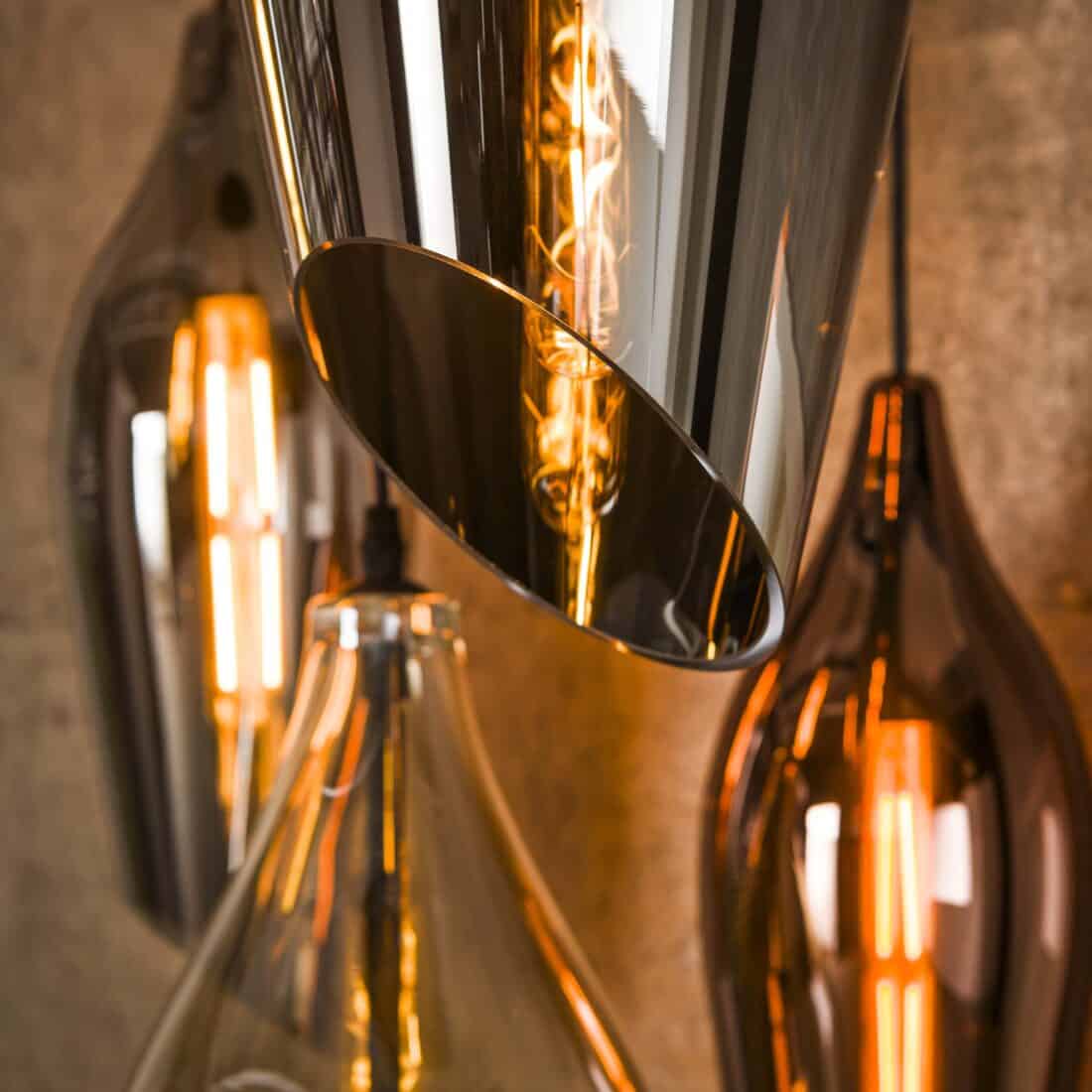 Zijlstra Hanglamp Cocoon Getrapt 5 Lichts Zwart