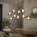 Zijlstra Hanglamp Conic 5+4-lichts / Smoke grey glas