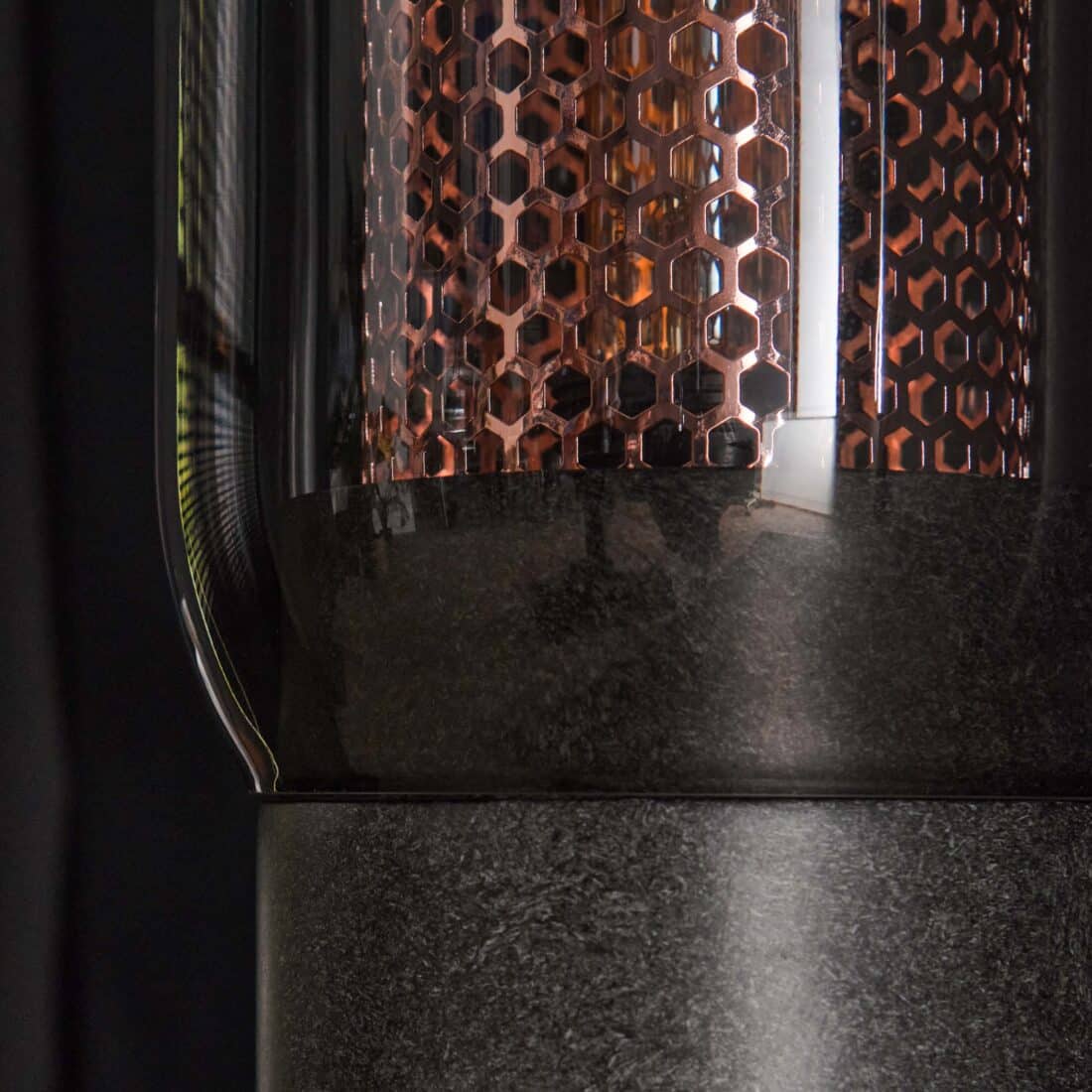 Zijlstra Tafellamp Smoke Mesh 1 Lichts Artic Zwart