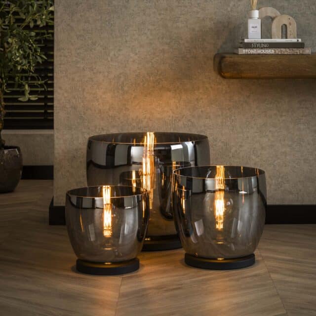 Zijlstra Vloerlamp Up Xl 1 Lichts Smoke Grey Glas