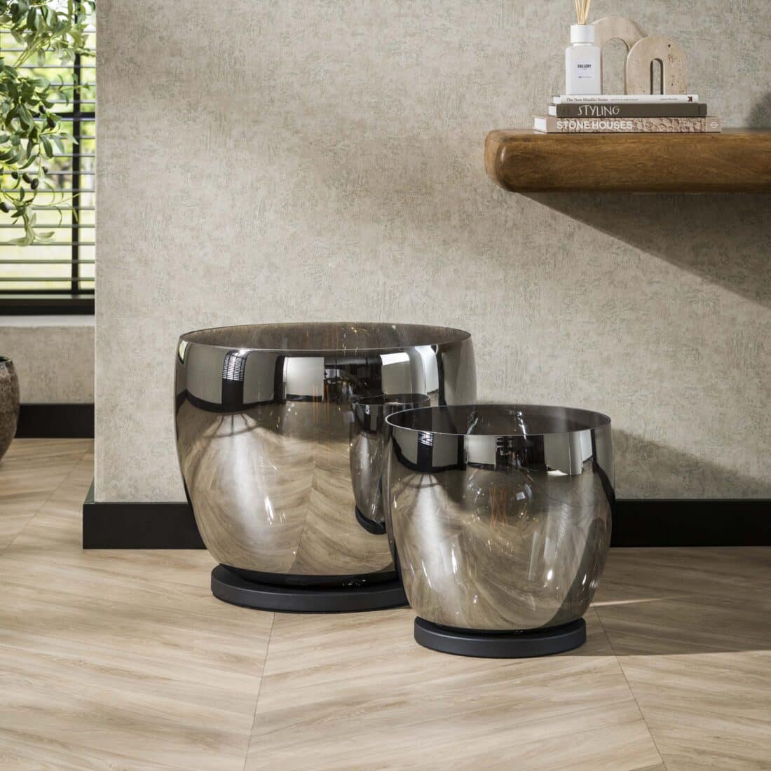 Zijlstra Vloerlamp Up Xl 1 Lichts Smoke Grey Glas