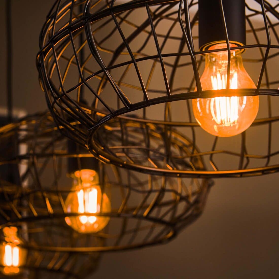 Zijlstra Hanglamp Connect 4 Lichts Zwart Bruin