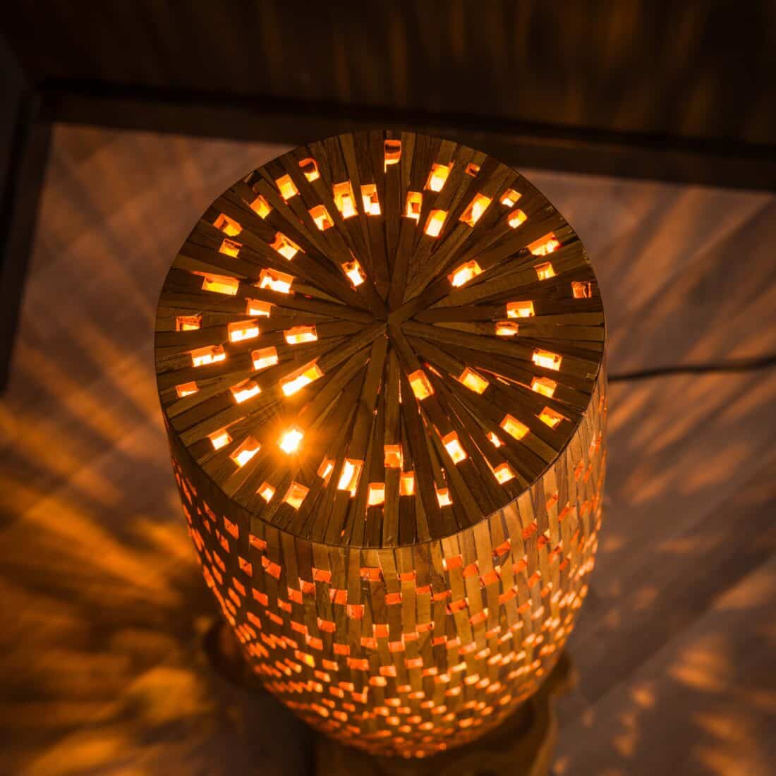 Zijlstra Vloerlamp Bars S 2 Lichts Massief Teak