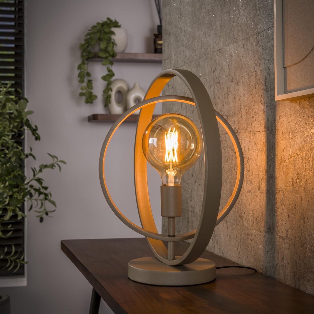 Zijlstra Tafellamp Turn Around 1 Lichts Beige