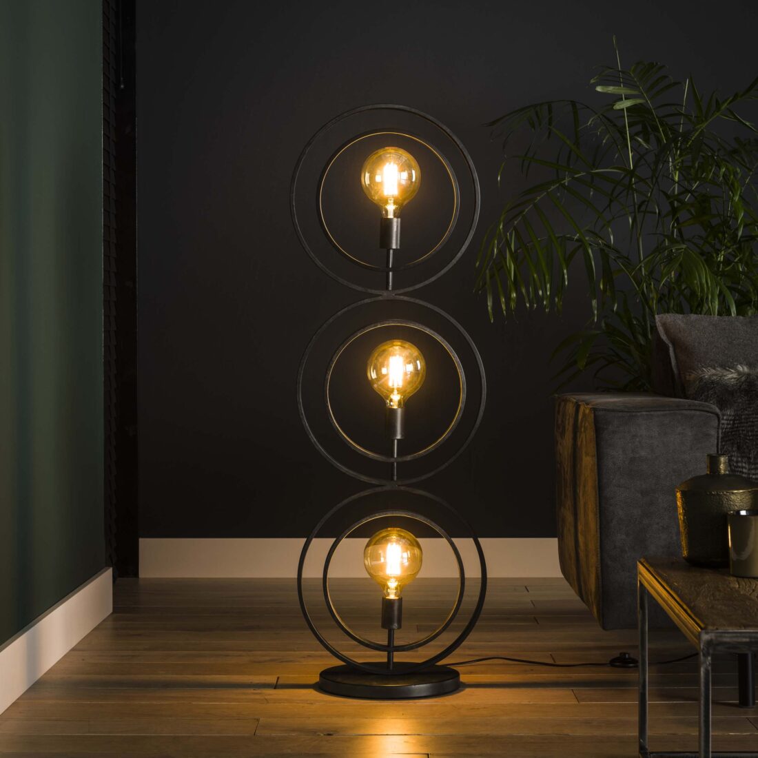 Zijlstra Vloerlamp Turn Around 3 Lichts Charcoal Zijlstra Vloerlamp Turn Around 3 Lichts Charcoal