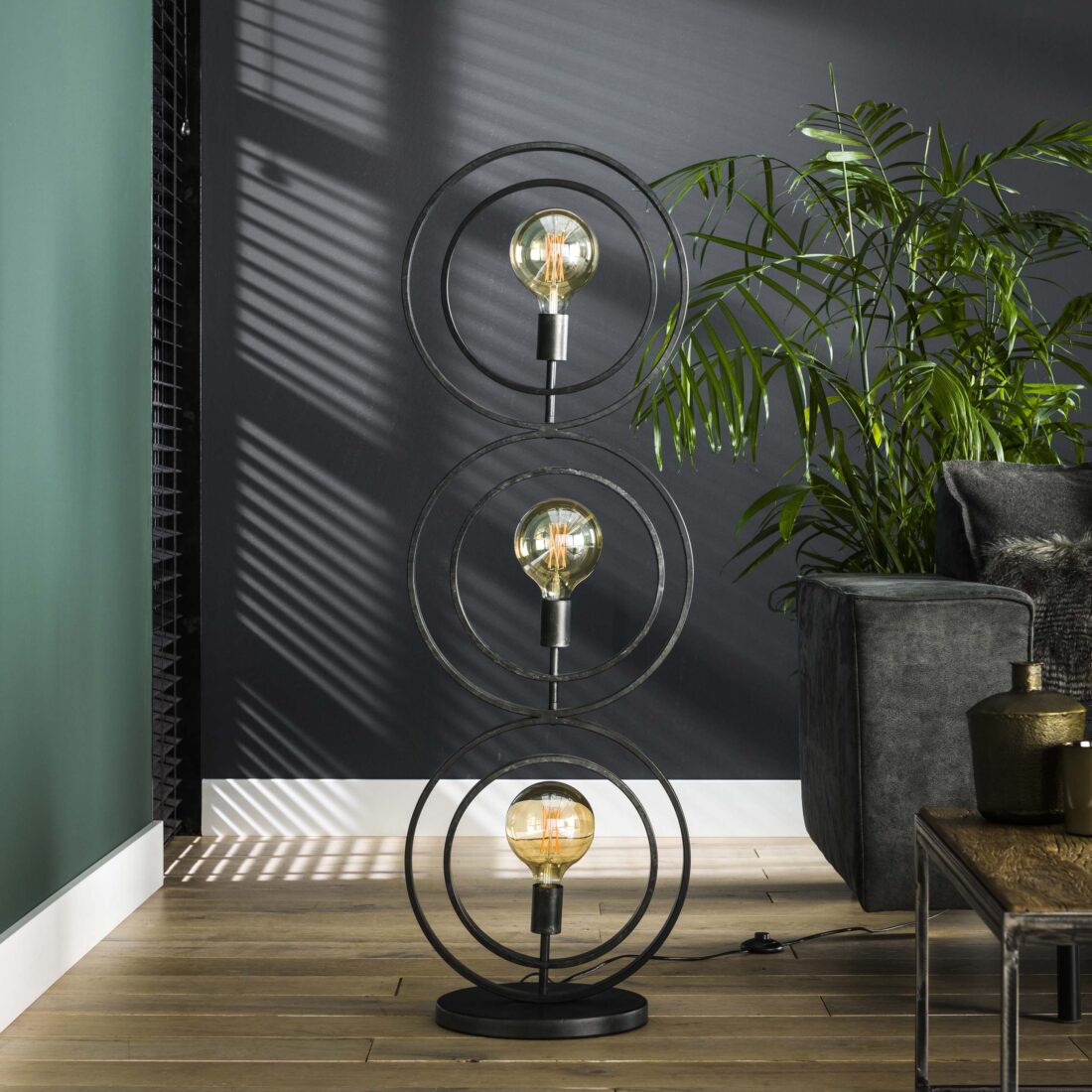 Zijlstra Vloerlamp Turn Around 3 Lichts Charcoal Zijlstra Vloerlamp Turn Around 3 Lichts Charcoal