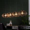 Zijlstra Hanglamp Copper Twist 4-lichts / Zwart nikkel