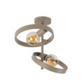 Zijlstra Plafondlamp Hover 2-lichts / Beige