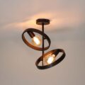 Zijlstra Plafondlamp Hover 2-lichts / Charcoal