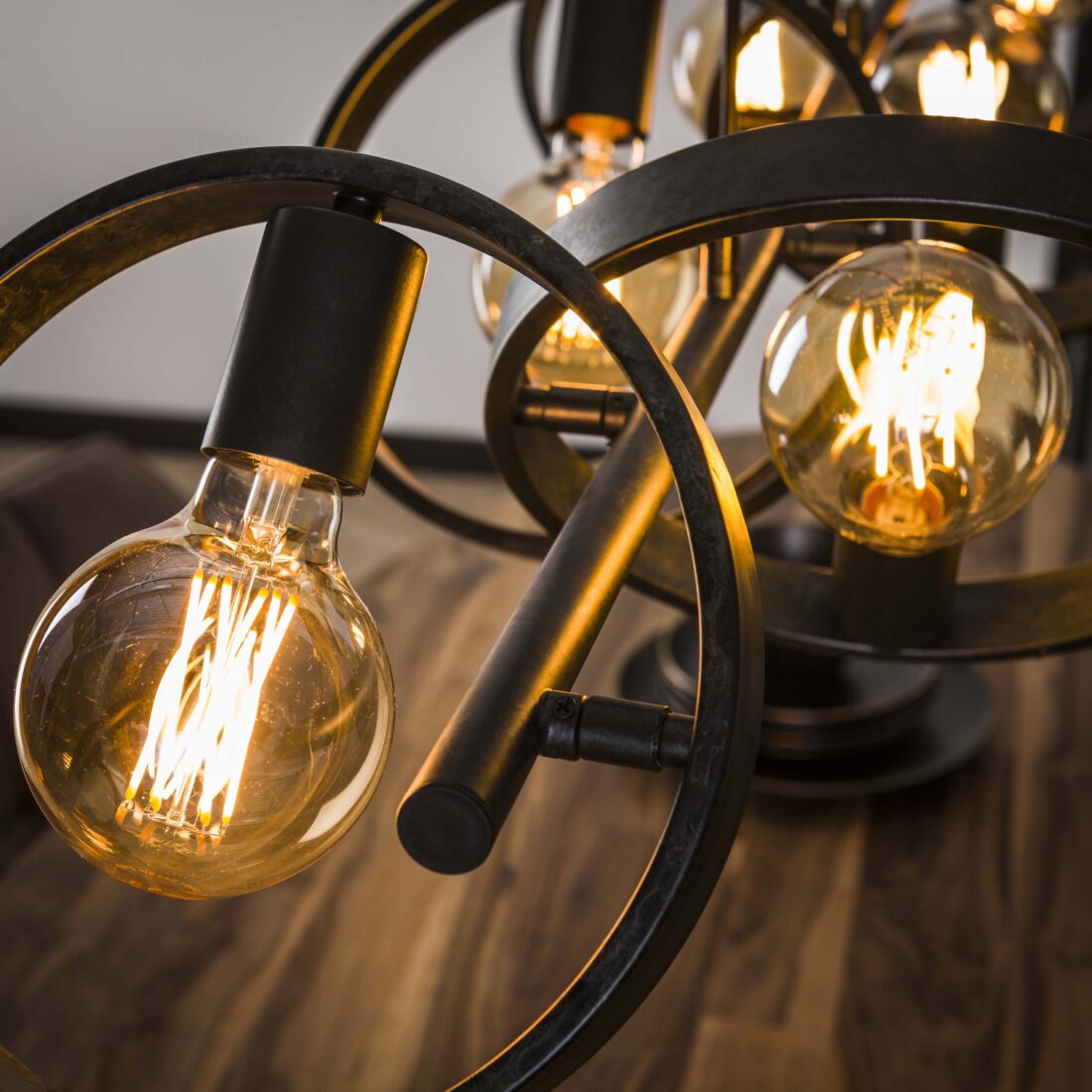 Zijlstra Hanglamp Hover 6 Lichts Charcoal Zijlstra Hanglamp Hover 6 Lichts Charcoal