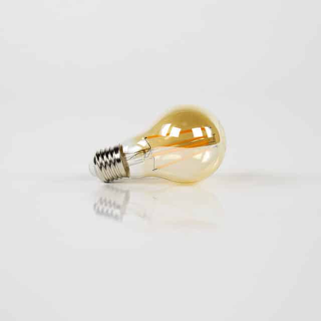 Zijlstra Lichtbron Led A60 Filament Peer Amber Glas