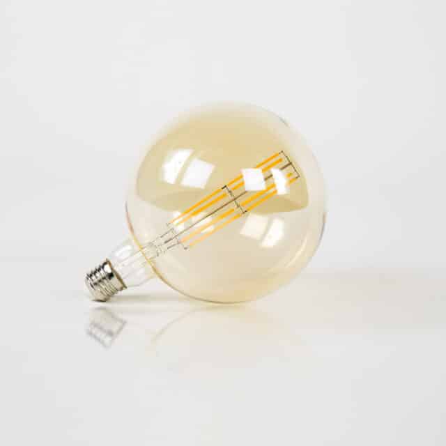Zijlstra Lichtbron Led G150 Filament Bol 15cm Amber Glas