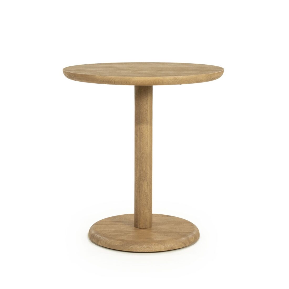 Eleonora bistrotafel Florent rond 70x70x76 cm mangohout naturel Eleonora bistrotafel Florent rond 70x70x76 cm mangohout naturel