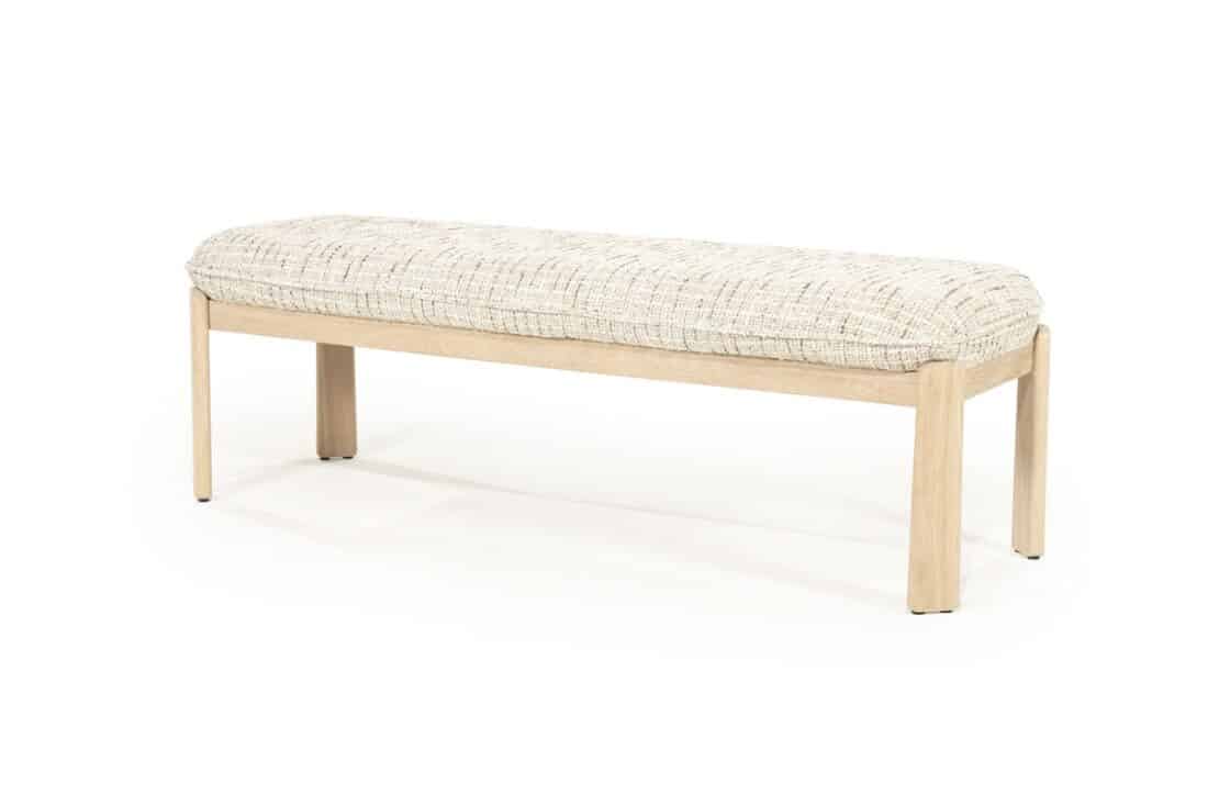 Eleonora eetkamerbank Lottie 143 cm beige Eleonora eetkamerbank Lottie 143 cm beige