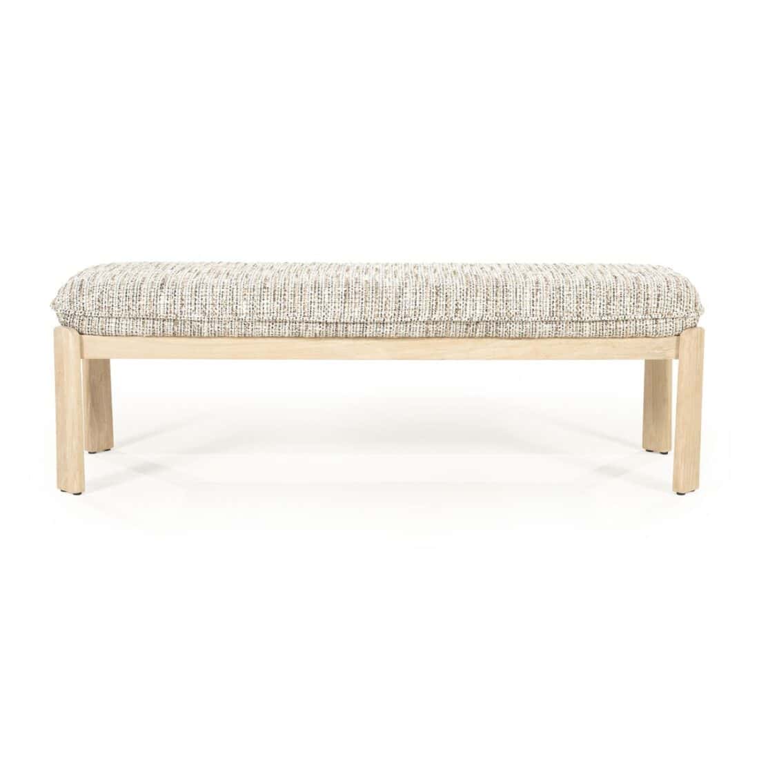 Eleonora eetkamerbank Lottie 143 cm taupe Eleonora eetkamerbank Lottie 143 cm taupe