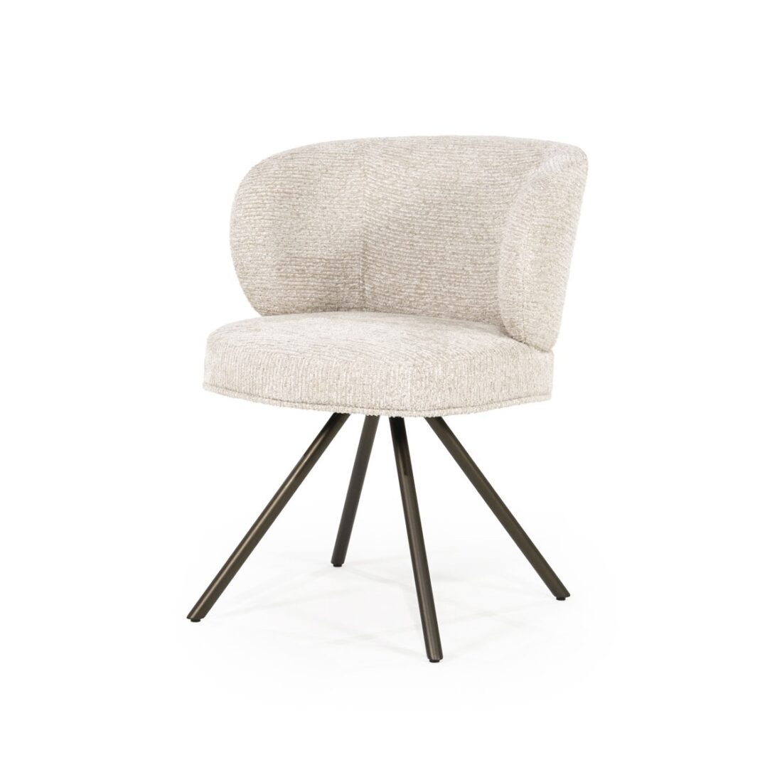 Eleonora eetkamerstoel Jayson taupe Eleonora eetkamerstoel Jayson taupe