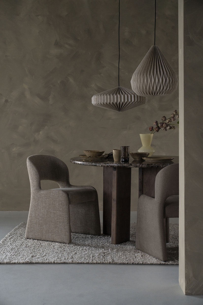 Eleonora eetkamerstoel Odette taupe