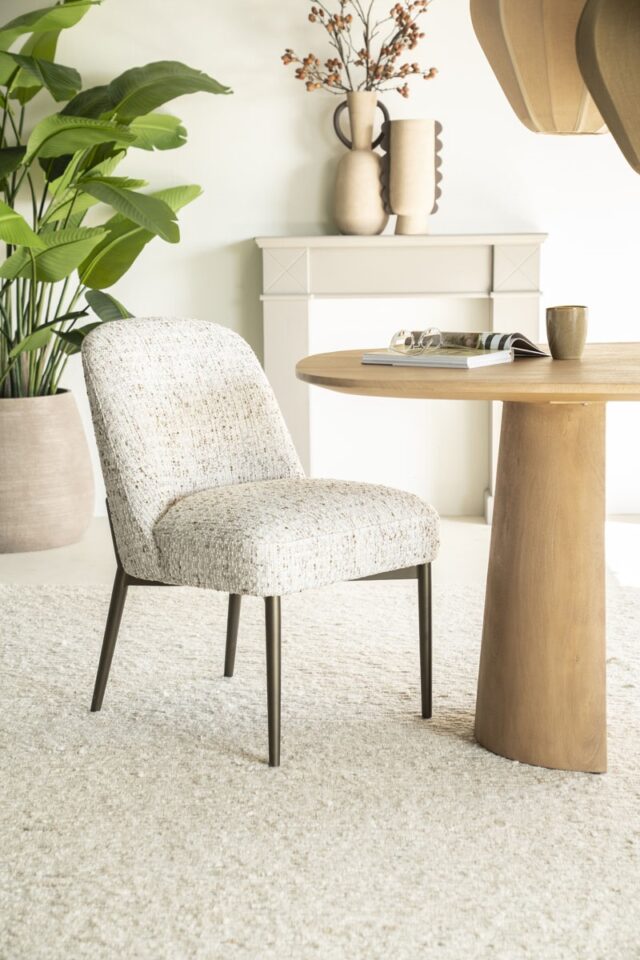 Eleonora eetkamerstoel Tobias beige