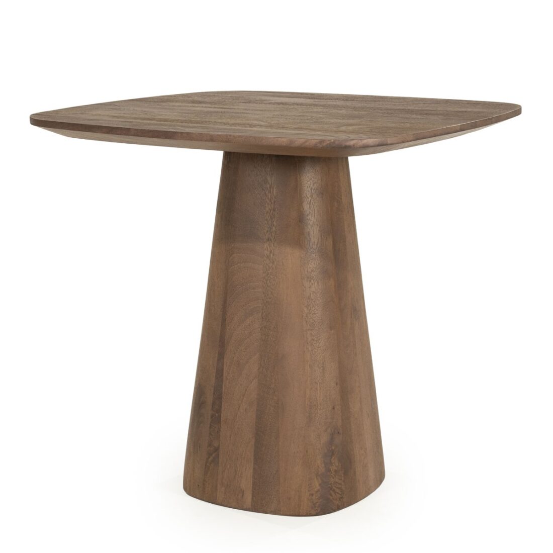 Eleonora eettafel Aron 80x80x76 cm donkerbruin mangohout Eleonora eettafel Aron 80x80x76 cm donkerbruin mangohout