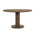 Eleonora eettafel Coco 130 cm rond mangohout lichtbruin