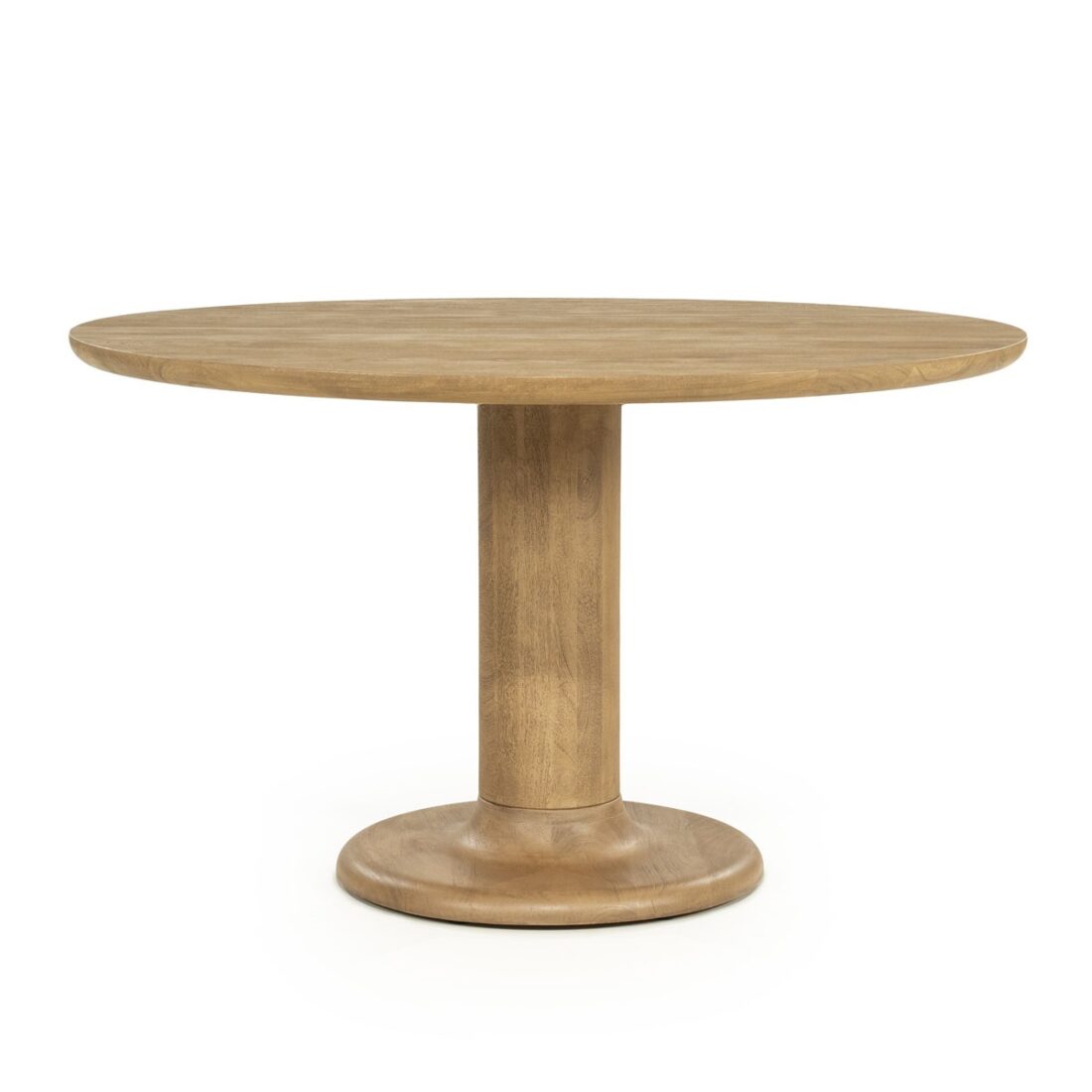 Eleonora eettafel Coco 130 cm rond mangohout naturel Eleonora eettafel Coco 130 cm rond mangohout naturel